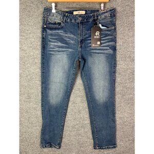 NWT Refinery Republic Men's Stretch Comfort Slim Leg Opening Denim Jeans Size 38